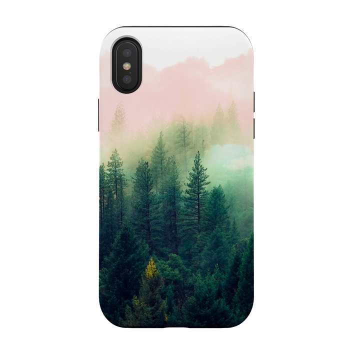 iPhone Xs / X StrongFit Mountain landscape painting  by Mmartabc