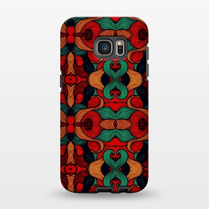 Galaxy S7 EDGE StrongFit psychedelic art by TMSarts