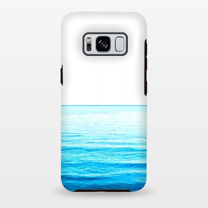 Galaxy S8 plus StrongFit Blue Ocean Illustration by Alemi