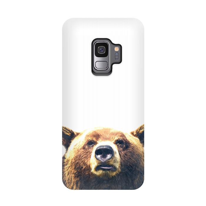 Galaxy S9 StrongFit Bear Portrait by Alemi