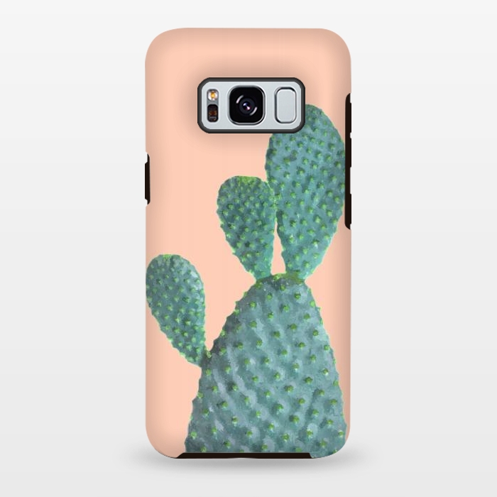 Galaxy S8 plus StrongFit Cactus Watercolor by Alemi