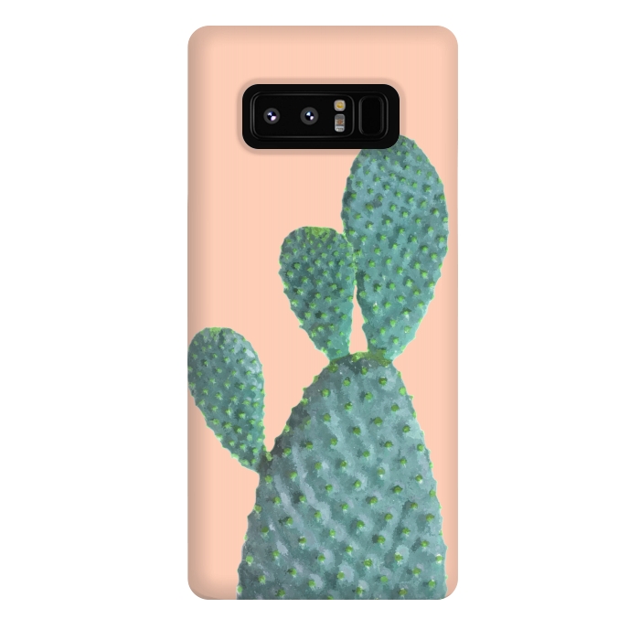 Galaxy Note 8 StrongFit Cactus Watercolor by Alemi