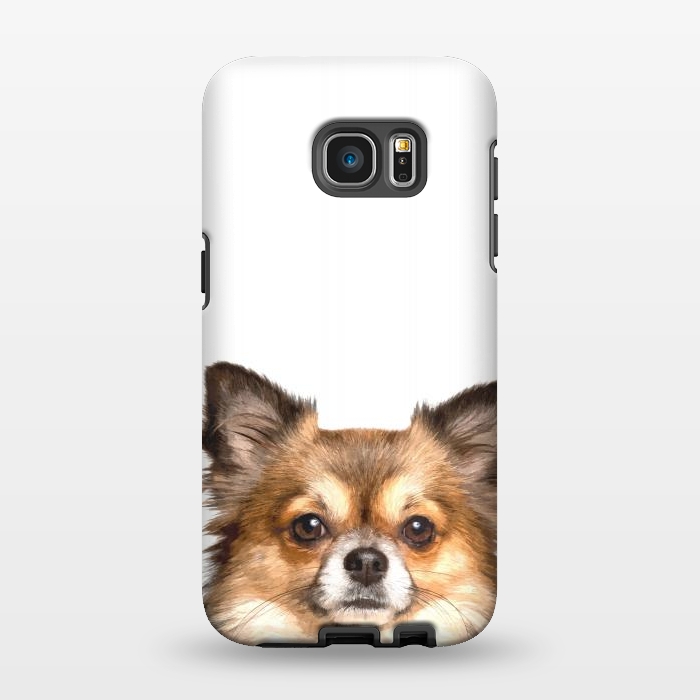 Galaxy S7 EDGE StrongFit Chihuahua Portrait by Alemi
