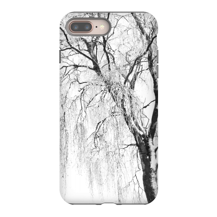 iPhone 7 plus StrongFit White Snow Tree by Alemi