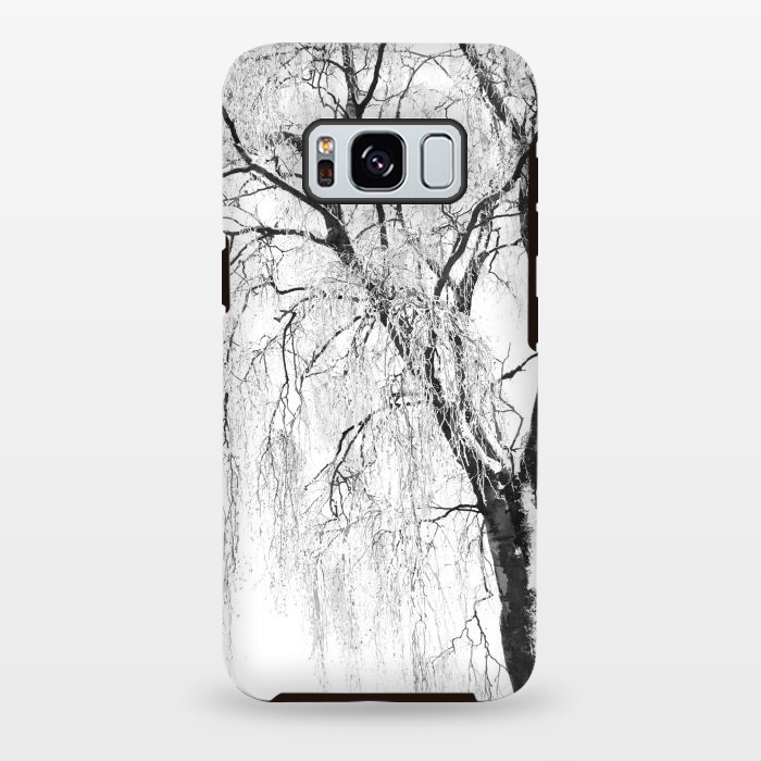 Galaxy S8 plus StrongFit White Snow Tree by Alemi