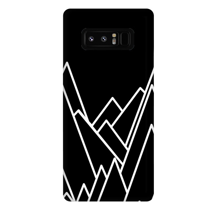 Galaxy Note 8 StrongFit Outline peaks by Steve Wade (Swade)
