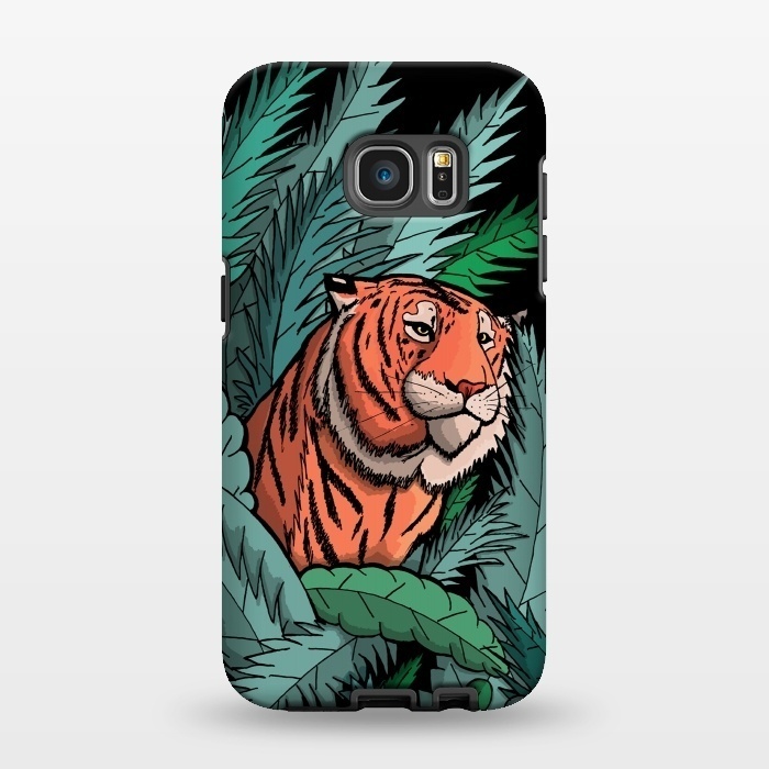 Galaxy S7 EDGE StrongFit As the tiger emerged from the jungle by Steve Wade (Swade)