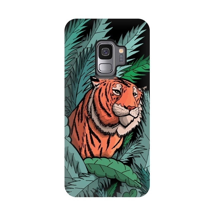 Galaxy S9 StrongFit As the tiger emerged from the jungle by Steve Wade (Swade)