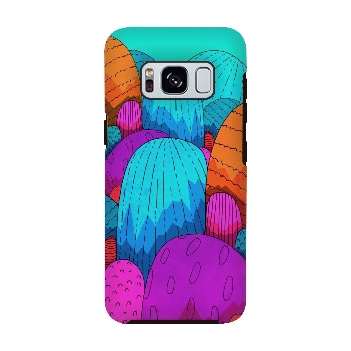 Galaxy S8 StrongFit The vibrant hills of colour by Steve Wade (Swade)