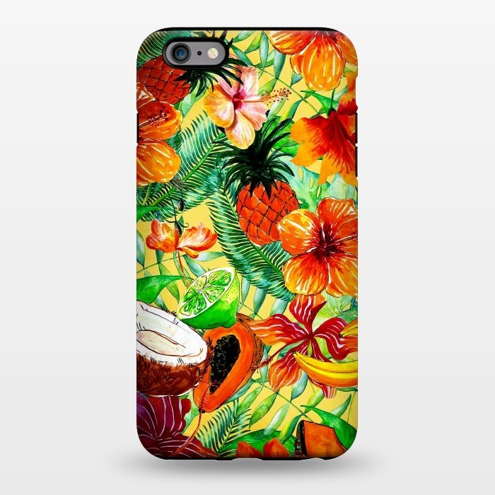 iPhone 6/6s plus StrongFit Aloha Tropical Fruits and Flowers by  Utart