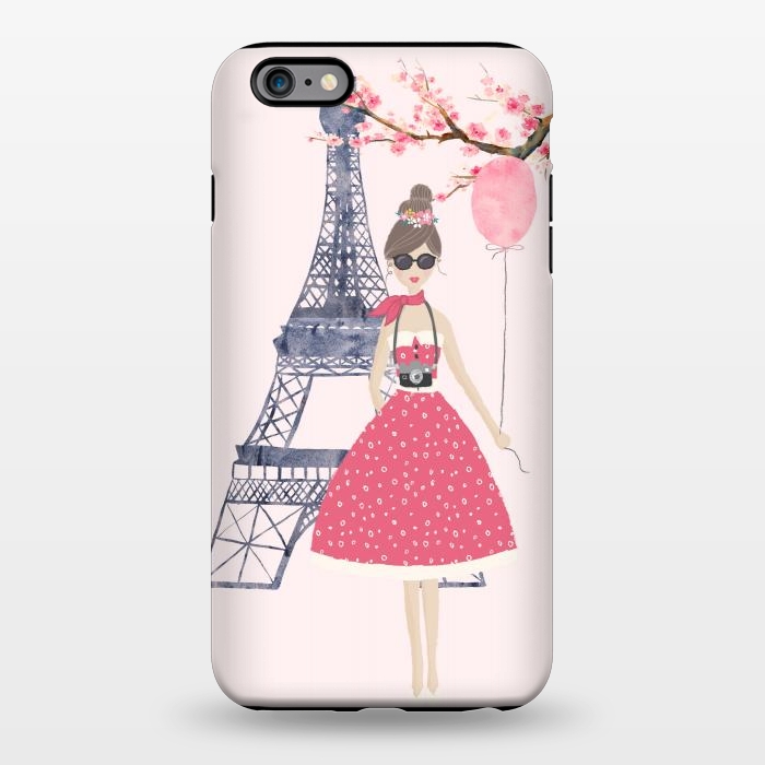 iPhone 6/6s plus StrongFit Trendy Girl in Spring in Paris by DaDo ART
