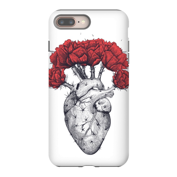 iPhone 7 plus StrongFit Cactus heart by kodamorkovkart