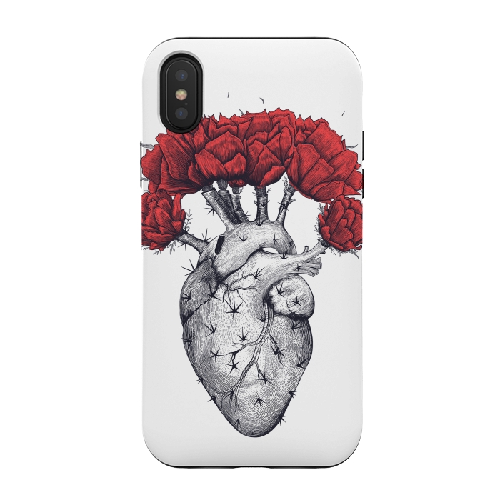 iPhone Xs / X StrongFit Cactus heart by kodamorkovkart
