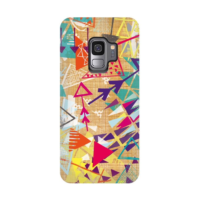 Galaxy S9 StrongFit Tribal Arrows by Rachael Taylor