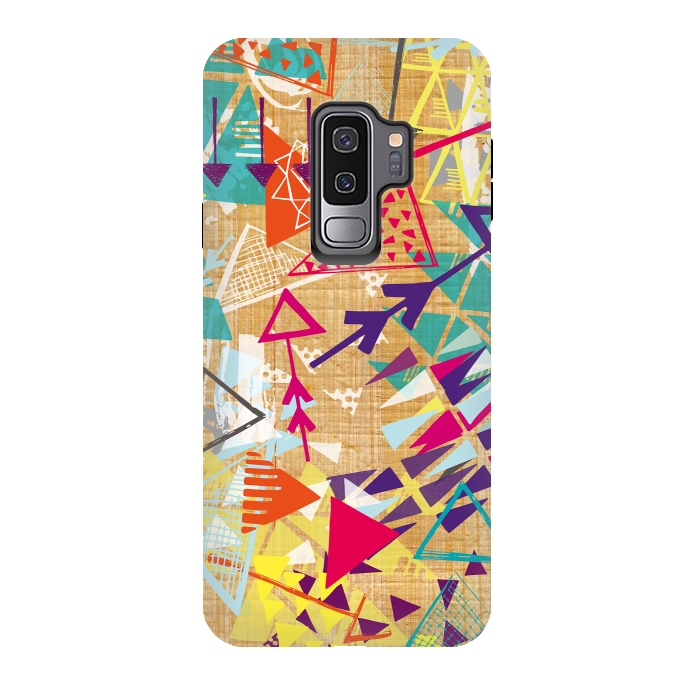 Galaxy S9 plus StrongFit Tribal Arrows by Rachael Taylor