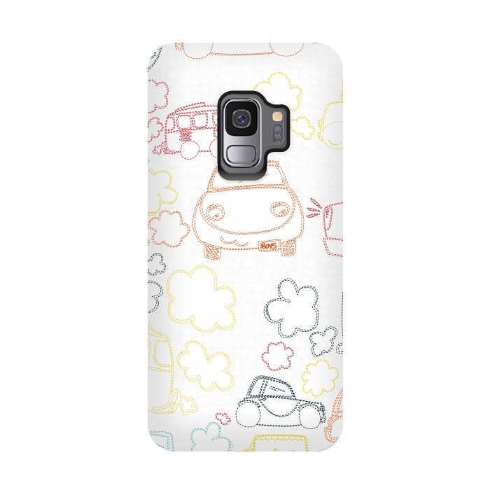 Galaxy S9 StrongFit Stitched Cars by MaJoBV