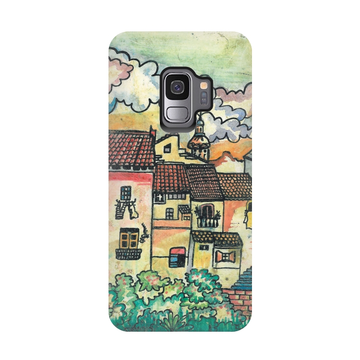 Galaxy S9 StrongFit A Spanish Village by Julia Grifol