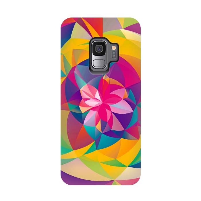Galaxy S9 StrongFit Acid Blossom by Eleaxart