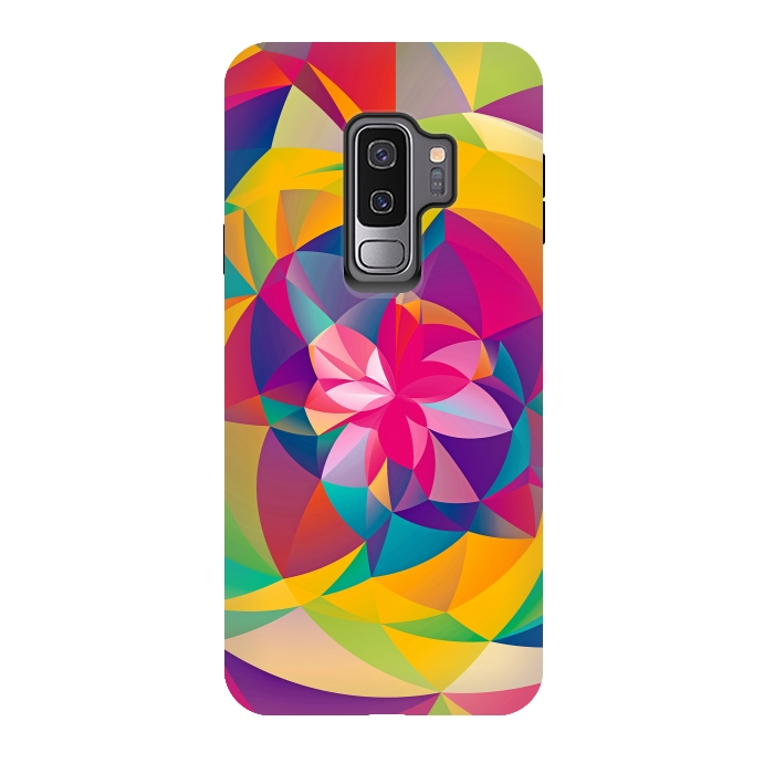 Galaxy S9 plus StrongFit Acid Blossom by Eleaxart