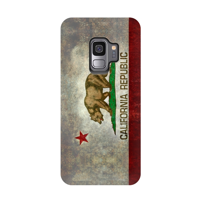 Galaxy S9 StrongFit California Republic State by Bruce Stanfield