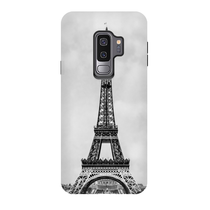 Galaxy S9 plus StrongFit Tour Eiffel Retro by Bruce Stanfield