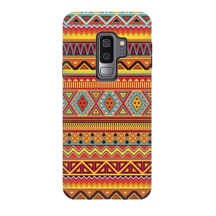 Galaxy S9 plus StrongFit AZTEC PATTERN by Diego Tirigall