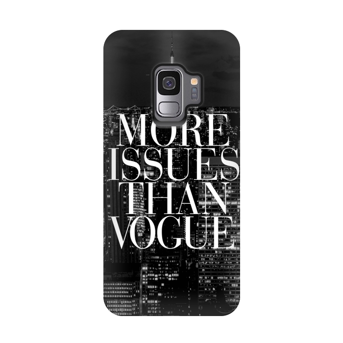 Galaxy S9 StrongFit Siphone vogue issues nyc skyline by Rex lambo