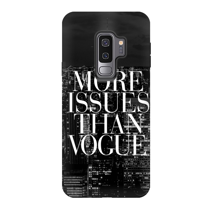 Galaxy S9 plus StrongFit Siphone vogue issues nyc skyline by Rex lambo