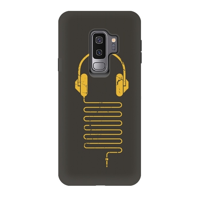 Galaxy S9 plus StrongFit GOLD HEADPHONES by Sitchko