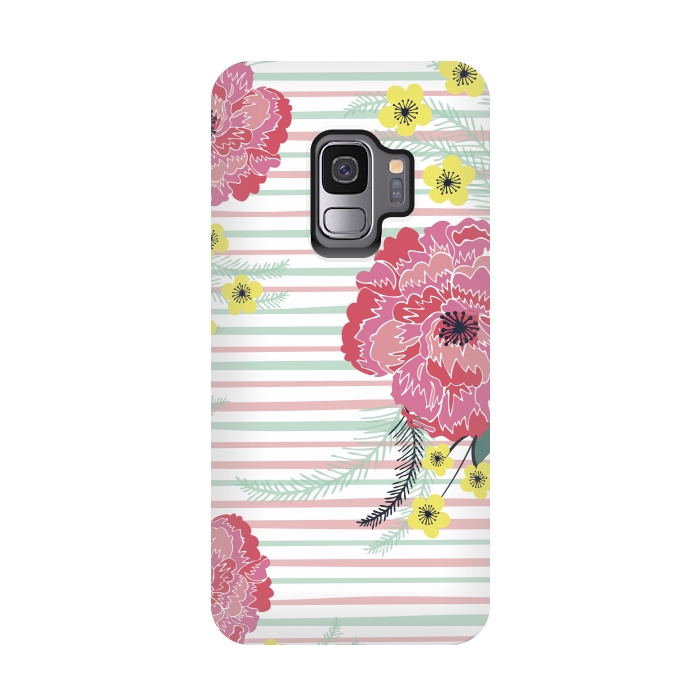 Galaxy S9 StrongFit Tea Party by Alice Perry Designs