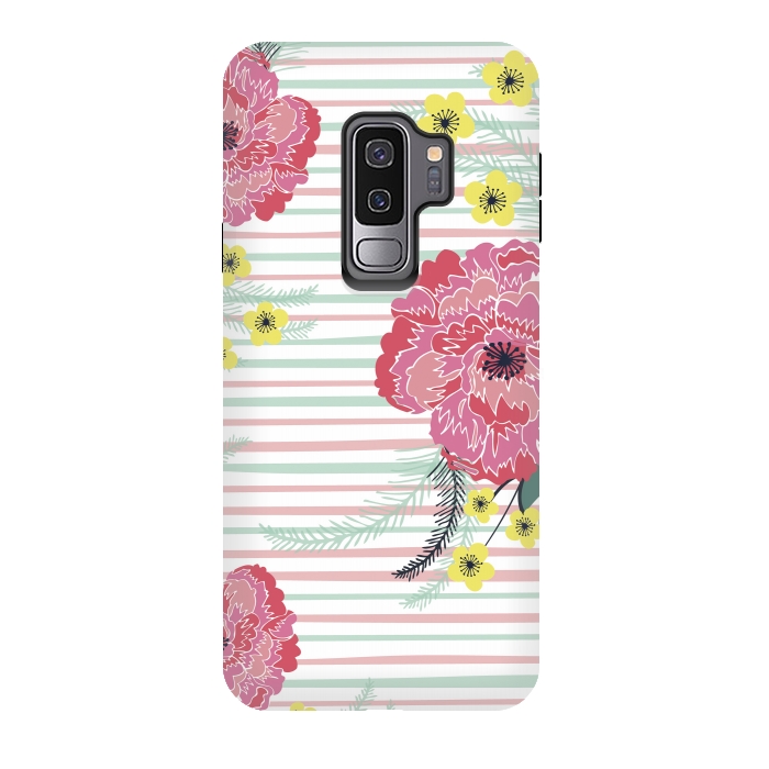 Galaxy S9 plus StrongFit Tea Party by Alice Perry Designs