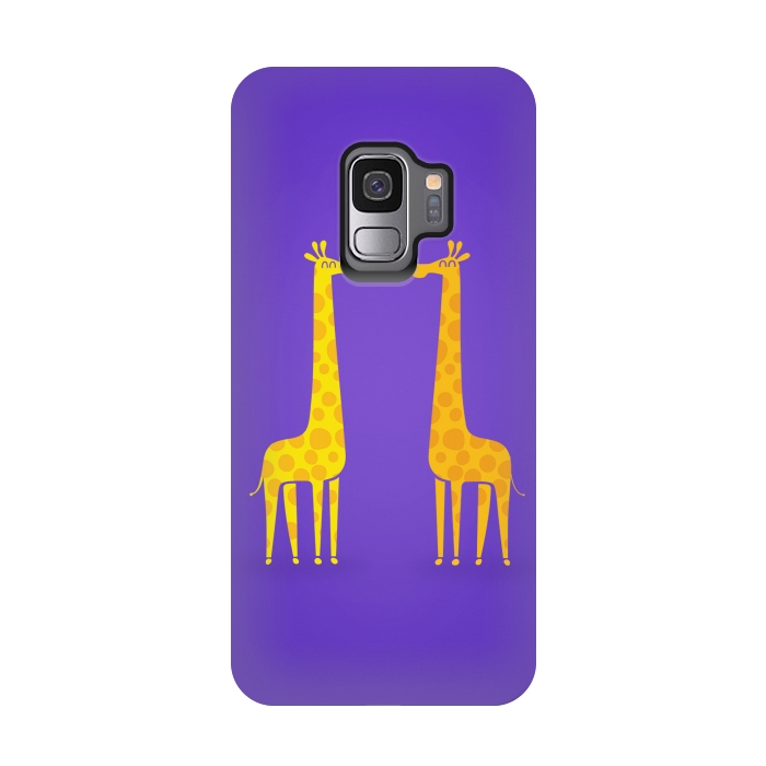 Galaxy S9 StrongFit Couple in Love Purple by Philipp Rietz