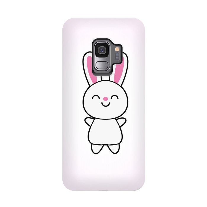 Galaxy S9 StrongFit Cute Rabbit Bunny by Philipp Rietz