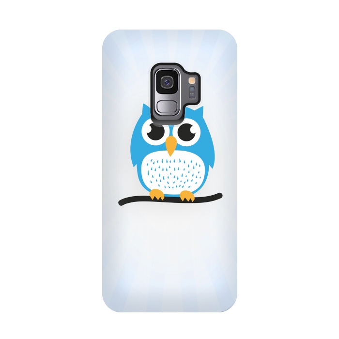Galaxy S9 StrongFit Sweet Cute Owl by Philipp Rietz