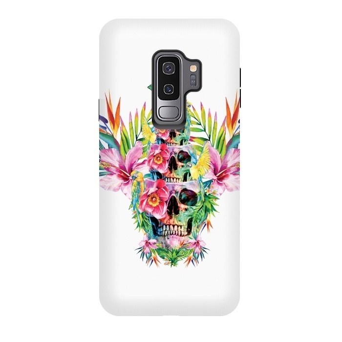 Galaxy S9 plus StrongFit The Skull Tower by Riza Peker