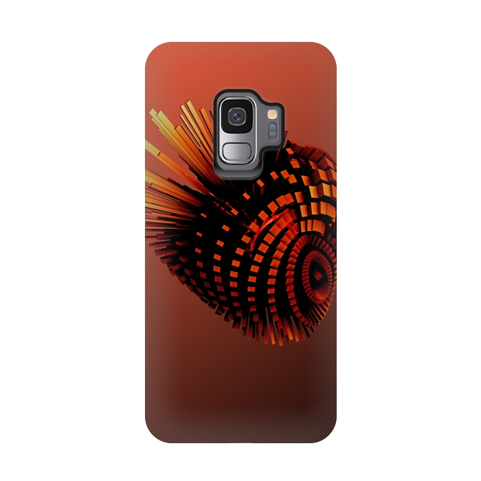 Galaxy S9 StrongFit Your Bronze Cyborg Heart by Adoryanti