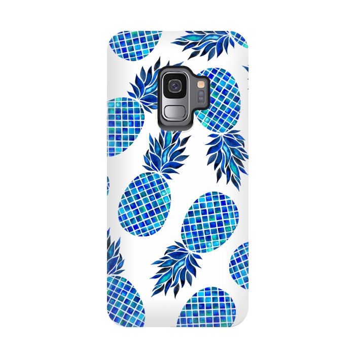 Galaxy S9 StrongFit Sea Pineapples by Amaya Brydon