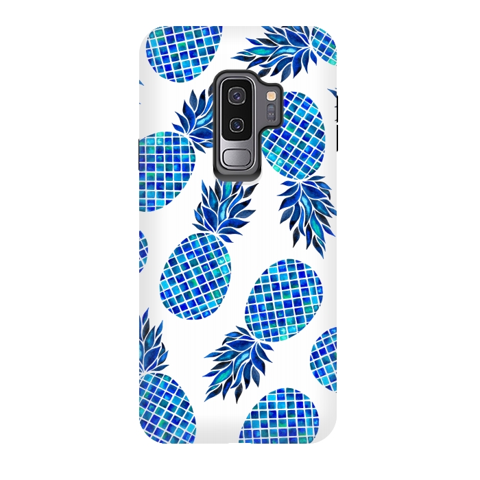 Galaxy S9 plus StrongFit Sea Pineapples by Amaya Brydon