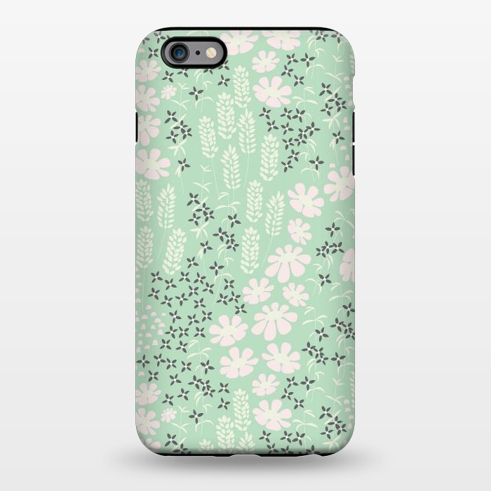 iPhone 6/6s plus StrongFit Floral Mint Pattern 013 by Jelena Obradovic