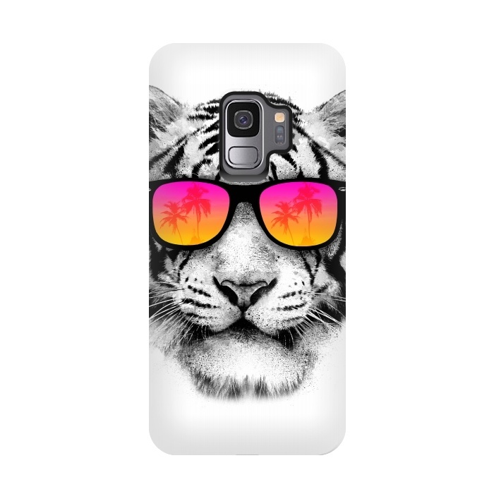 Galaxy S9 StrongFit The Coolest Tiger by Mitxel Gonzalez