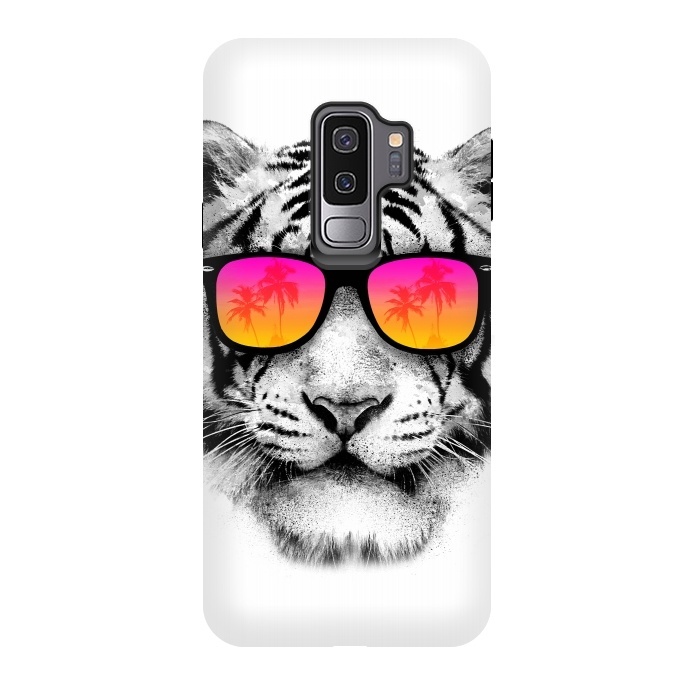 Galaxy S9 plus StrongFit The Coolest Tiger by Mitxel Gonzalez