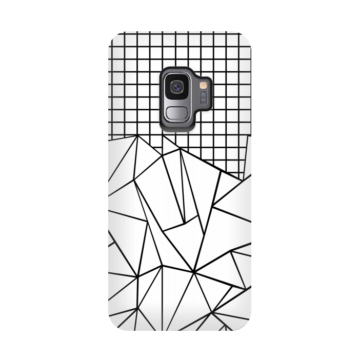 Galaxy S9 StrongFit AB Grid White by Project M