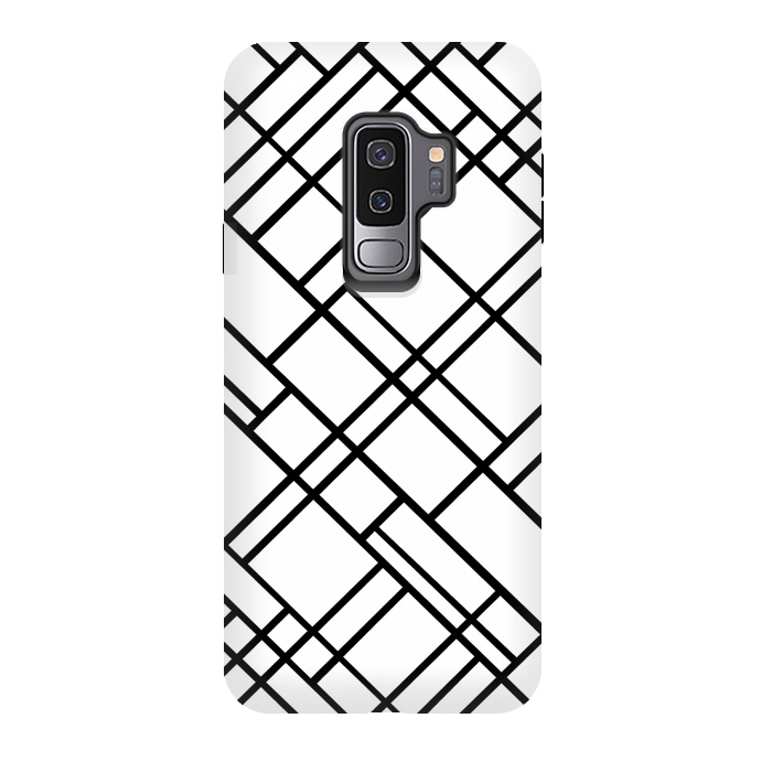 Galaxy S9 plus StrongFit Map 45 White by Project M
