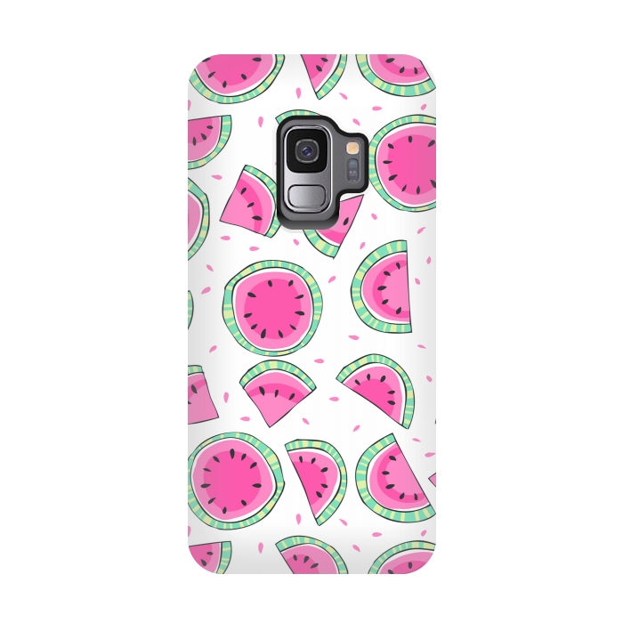 Galaxy S9 StrongFit Watermelons by Laura Grant
