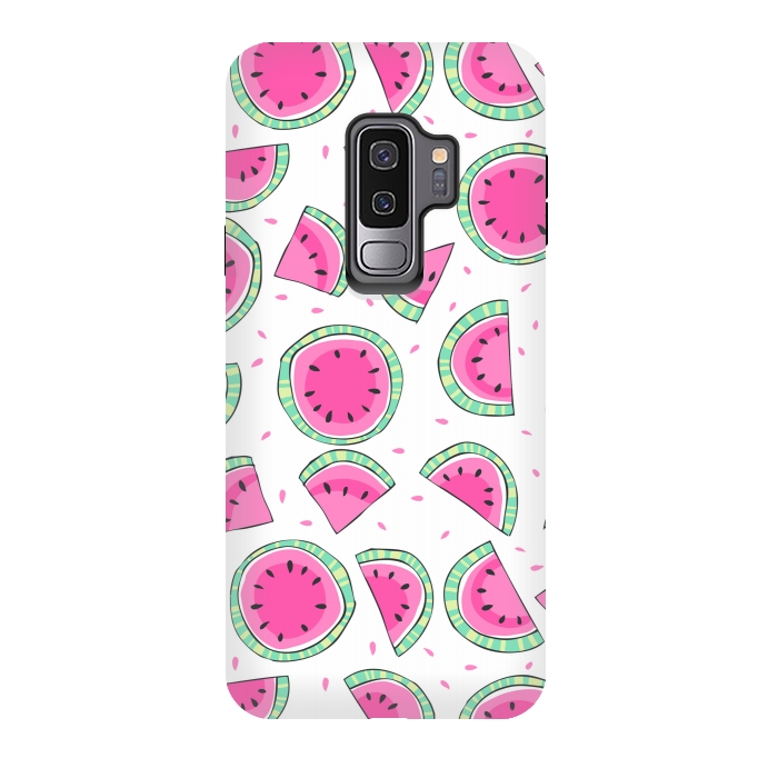 Galaxy S9 plus StrongFit Watermelons by Laura Grant