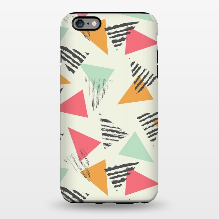 iPhone 6/6s plus StrongFit Geometric Triangle Pattern 015 by Jelena Obradovic