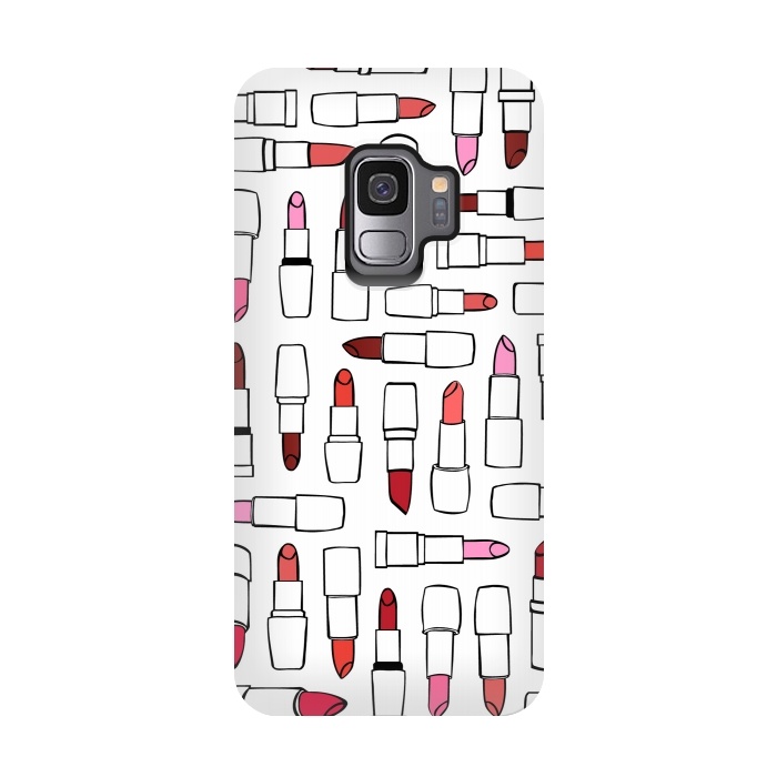 Galaxy S9 StrongFit Lipstick Love by Martina