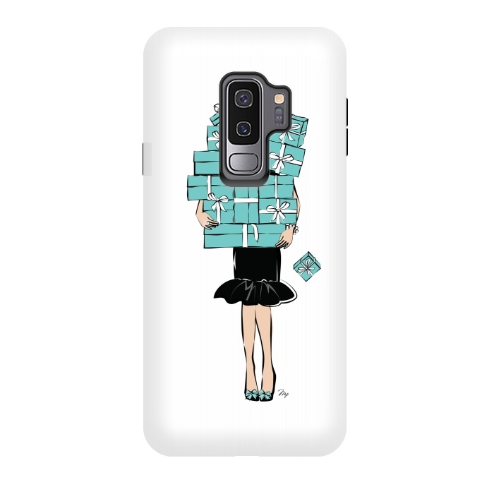 Galaxy S9 plus StrongFit Tiffany's Box Girl by Martina
