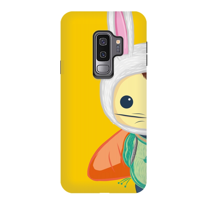 Galaxy S9 plus StrongFit Little Bunny by Alejandro Orjuela
