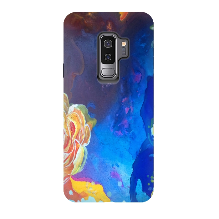 Galaxy S9 plus StrongFit Mad Lucy's Golden Roses by ANoelleJay